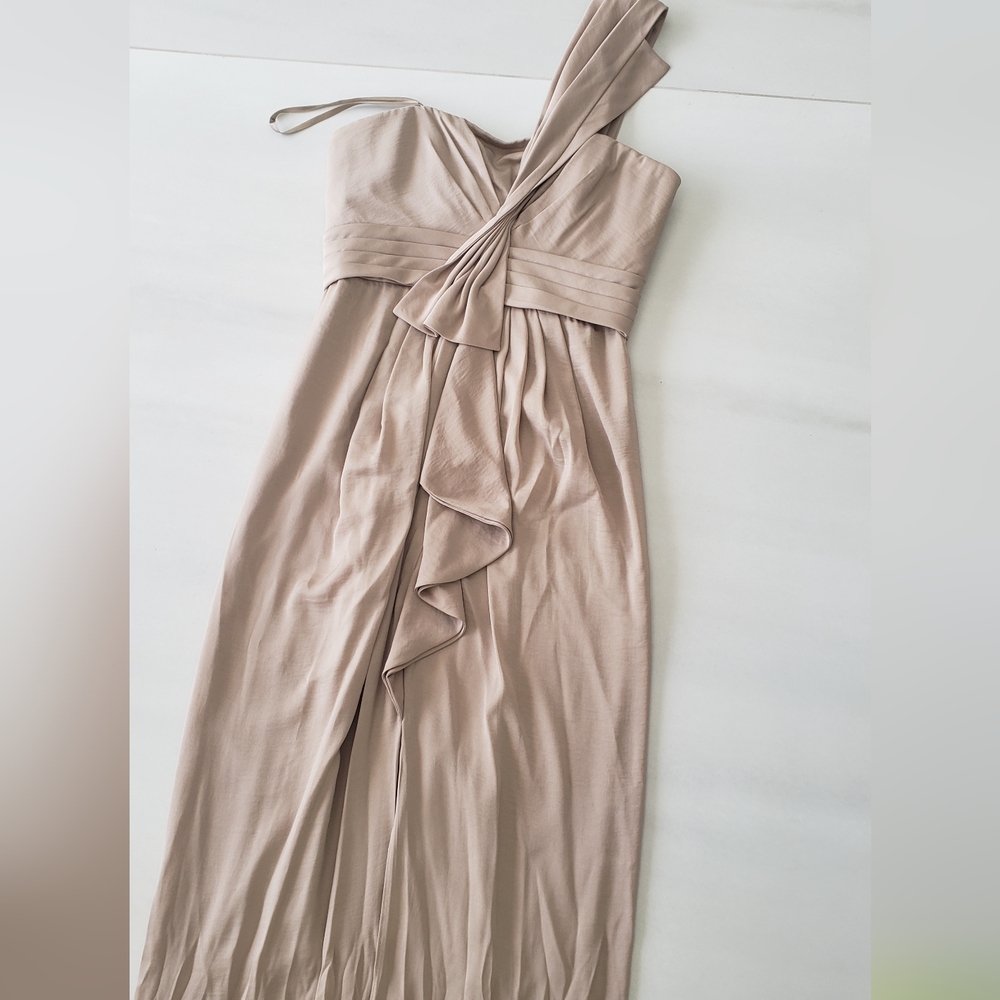 BCBGMAXAZRIA Gown Tan Dress - Picture 3 of 7